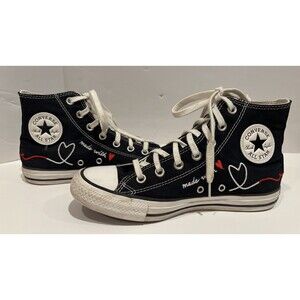 🔥Converse ‘Made with Love’ High Top Black (171158F) Men’s Size 6/ Women’s 8🔥